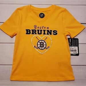 NHL Girls Boston Bruins t-shirt  S, M, L